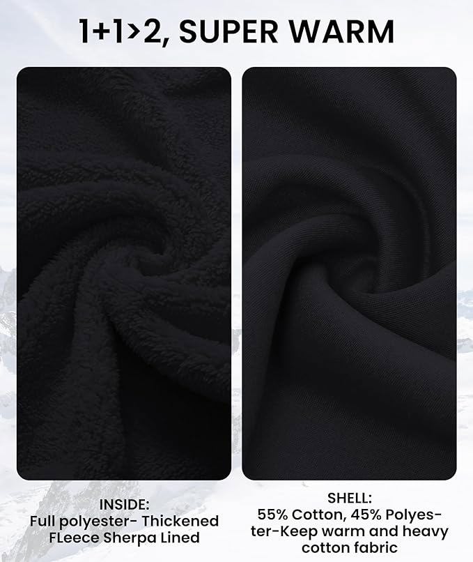 Sherpa-lined fleece full-zip