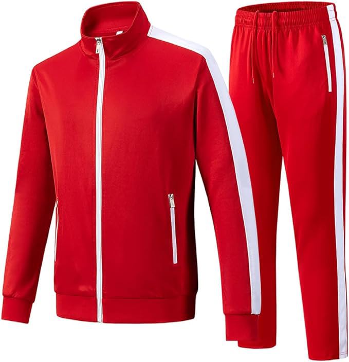 Two-piece athletic tracksuit