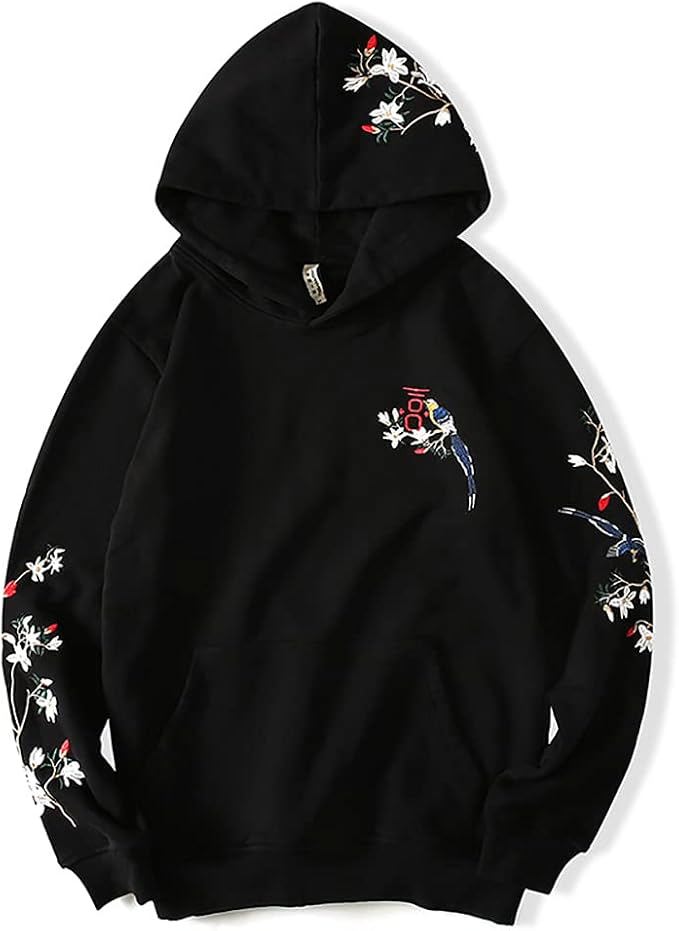 Dragon embroidered hoodie
