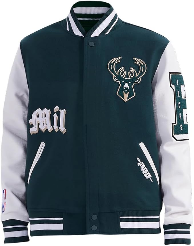 Custom embroidered varsity jacket